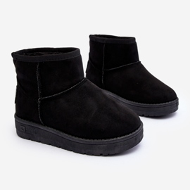 Dětské zateplené sněhule Black Big Star MM374054 černý 1
