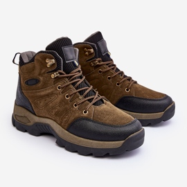 Pánská turistická obuv Trappers Dark Green Fontanoe zelený 2