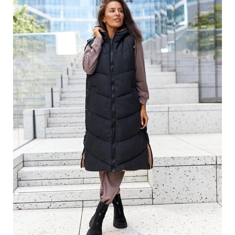 Černé zateplené kotníkové boty se zipem Azzurra černá 1