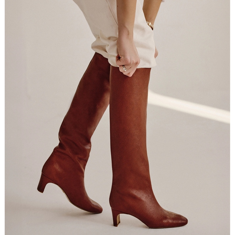 Marco Shoes Boty Cleo Standard hnědý 1