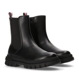 Černé kotníkové boty Tommy Hilfiger Bootie T3A5-33058-1355999-999 černá 1