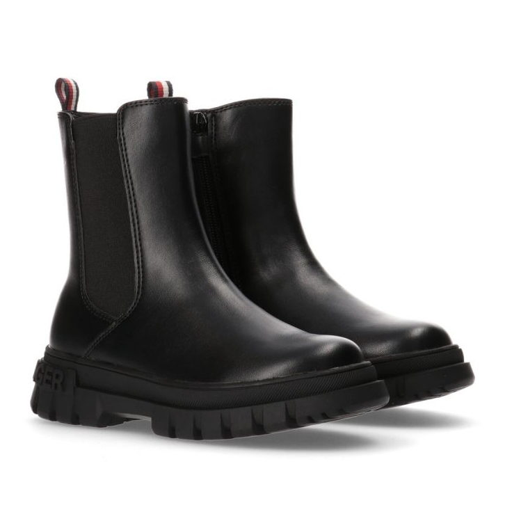 Černé kotníkové boty Tommy Hilfiger Bootie T3A5-33058-1355999-999 černá 1