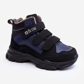 Dětské zateplené sněhule Navy Blue Big Star MM374172 modrý 1