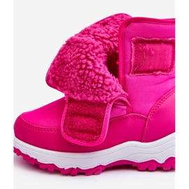 Dětské zateplené sněhule na suchý zip Pink Big Star MM374121 růžový 7
