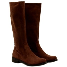 Caprice Dámské kozačky Stretch 25512-29 316 Dk Cognac Stre hnědý 8
