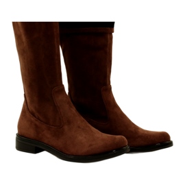 Caprice Dámské kozačky Stretch 25512-29 316 Dk Cognac Stre hnědý 10