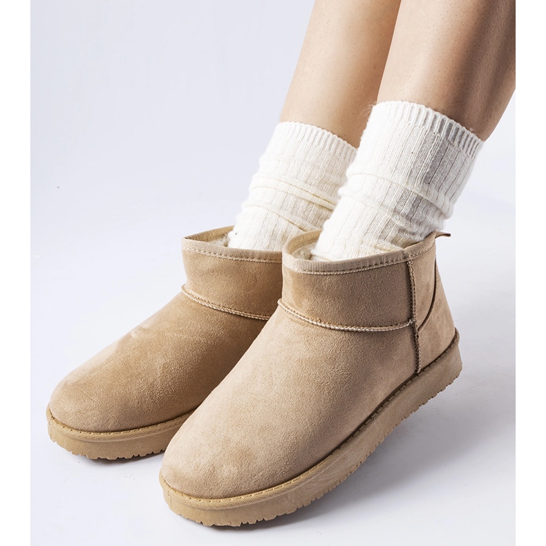 Béžové zateplené krátké sněhule Guglielma béžový 1 Béžové zateplené krátké sněhule Guglielma béžový 1