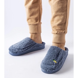 Námořnické modré pantofle Collinsville modrý 1