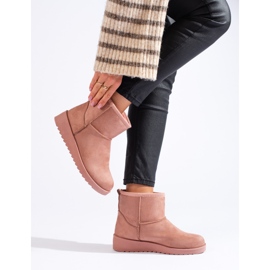 Růžové dámské slizy shelovet růžový 1