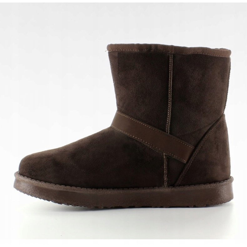 Dámské Emusy s třásněmi K1661504 Marron hnědý 1