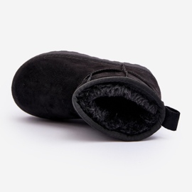 Dětské sněhule zateplené černá Nallita černý 1