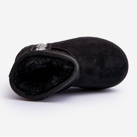 Dětské černé zateplené sněhule Leonora černý 1