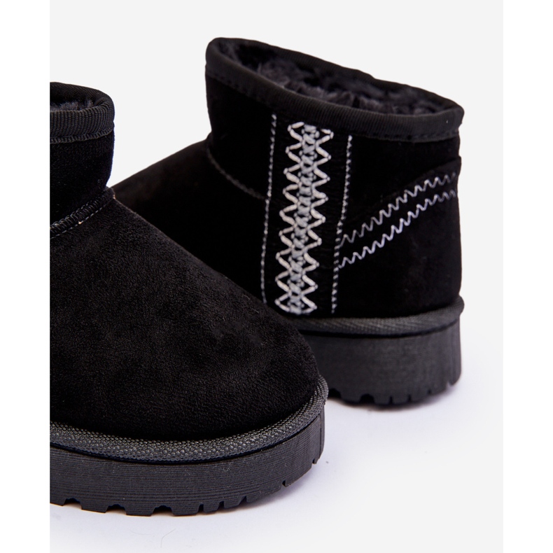 Dětské černé zateplené sněhule Leonora černý 2