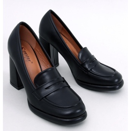 Trevia Black lodičky na jehlách černá 1