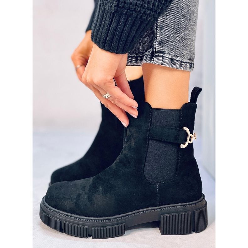 Dámské Chelsea boty Chance Black černá 1