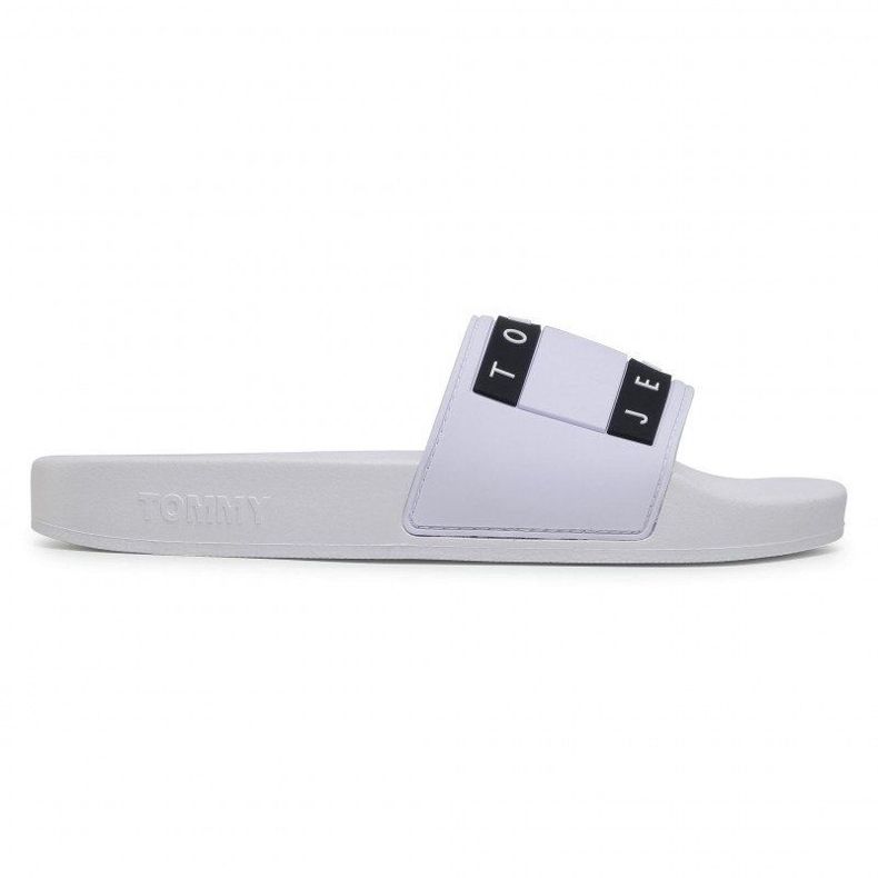 Tommy Hilfiger Žabky Tommy Jeans Flag Pool Slide W EN0EN01378-YBR bílý 1