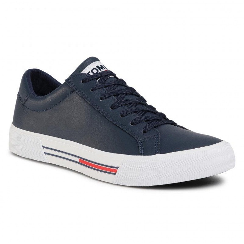 Tommy Hilfiger Boty Tommy Jeans Essential Leather Sneaker M EM0EM00567-C87 modrý 1