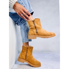 Kallen Camel ploché boty hnědý 2
