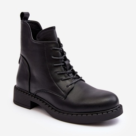 Klasické dámské ploché boty Black Ballisa černý 2