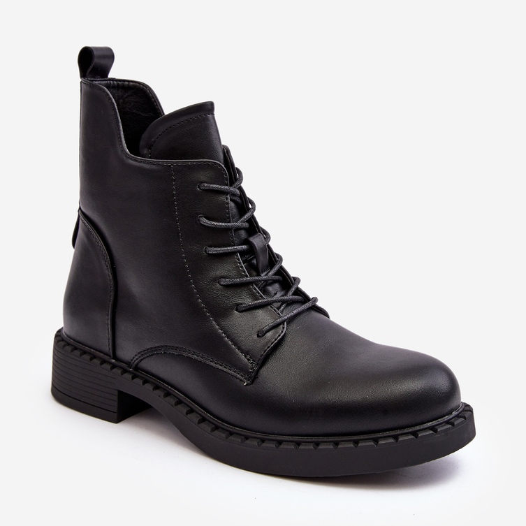 Klasické dámské ploché boty Black Ballisa černý 2