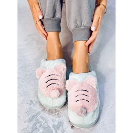 Dámské pantofle Pearl Mint zelený 1