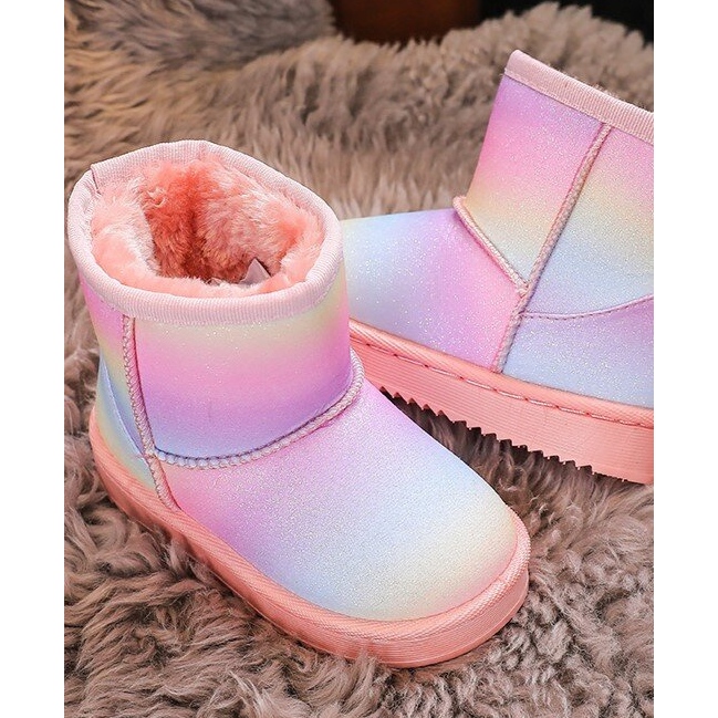 Dětské zateplené sněhule Multicolor Gooby vícebarevný 1 Dětské zateplené sněhule Multicolor Gooby vícebarevný 1