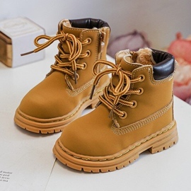 Dětské boty Camel Bansi Trapper na zip hnědý 1