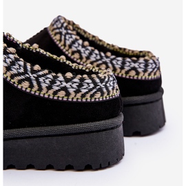 Dětské zateplené pantofle Black Olivane černý 1