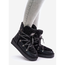 Vodotěsné veganské boty na platformě D.Franklin DFSH370004 Black černý 1