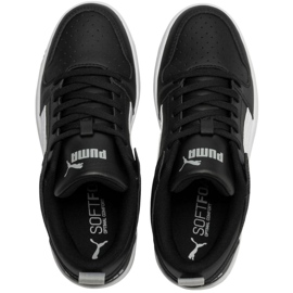 Dětské boty Puma Rebound Layup Lo Sl černé 370490 02 černý 1