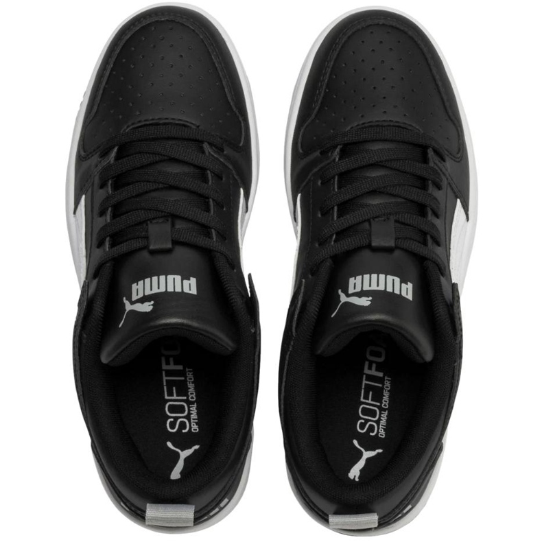 Dětské boty Puma Rebound Layup Lo Sl černé 370490 02 černý 1