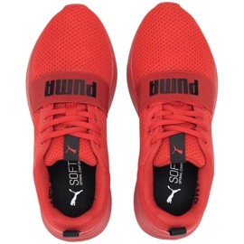 Červené dětské boty Puma Wired Run Jr. 374214 05 červený 1