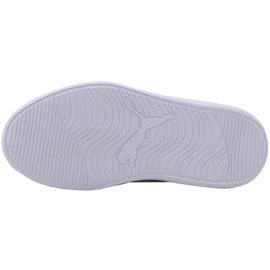 Dětské boty Puma Courtflex v2 V Ps tmavě modrá a bílá 371543 01 3
