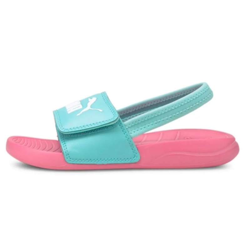 Dětské sandály Puma Popcat 20 Backstrap Ac růžová 380555 08 modrý 1