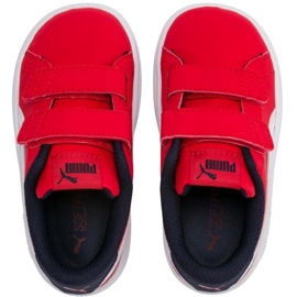 Dětské boty Puma Smash v2 Buck V Ps High Risk R červené 365183 07 červený 1