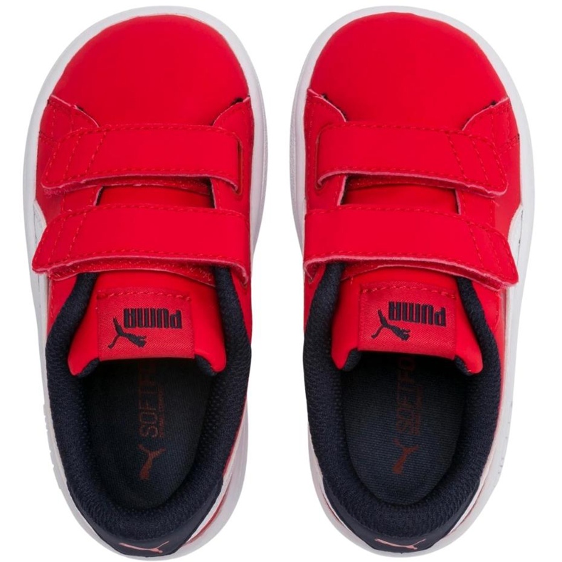 Dětské boty Puma Smash v2 Buck V Ps High Risk R červené 365183 07 červený 1