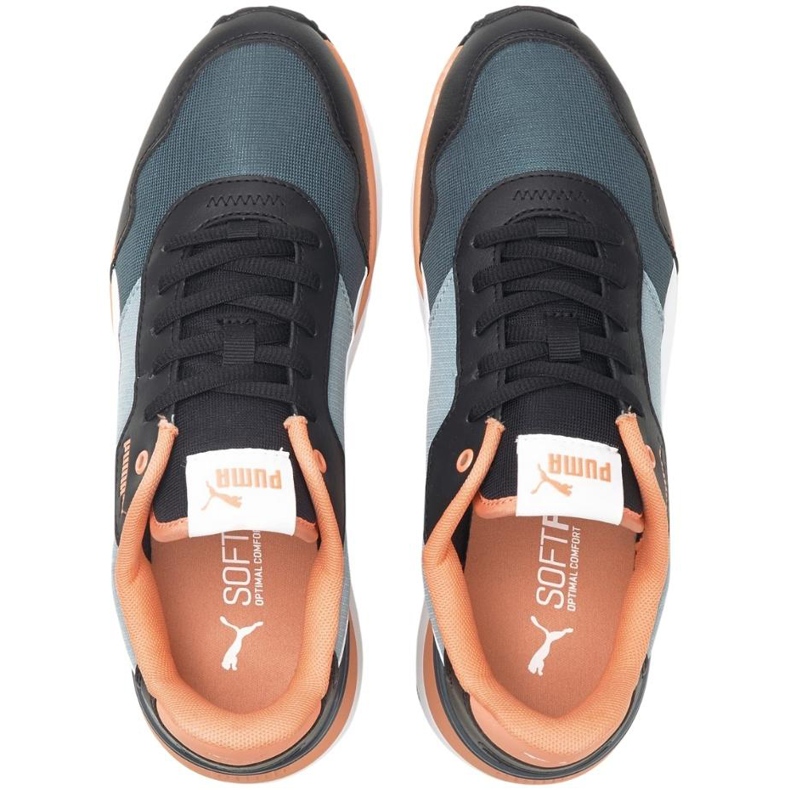 Dámské boty Puma R78 Voyage šedo-oranžové 380729 09 šedá 1