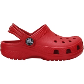 Crocs Toddler Classic Clog dětské dřeváky červené 206990 6EN 1