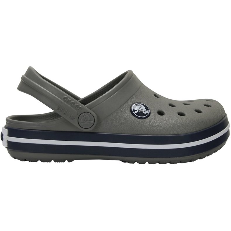 Dětské dřeváky Crocs Kids Crocband Clog, šedá a tmavě modrá 207006 05H 1