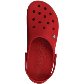 Crocs Crocband Clog dřeváky červeno-šedé 11016 6EN červené 2