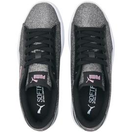 Dětské boty Puma Smash v2 Glitz Glam silver 367377 26 stříbro 2