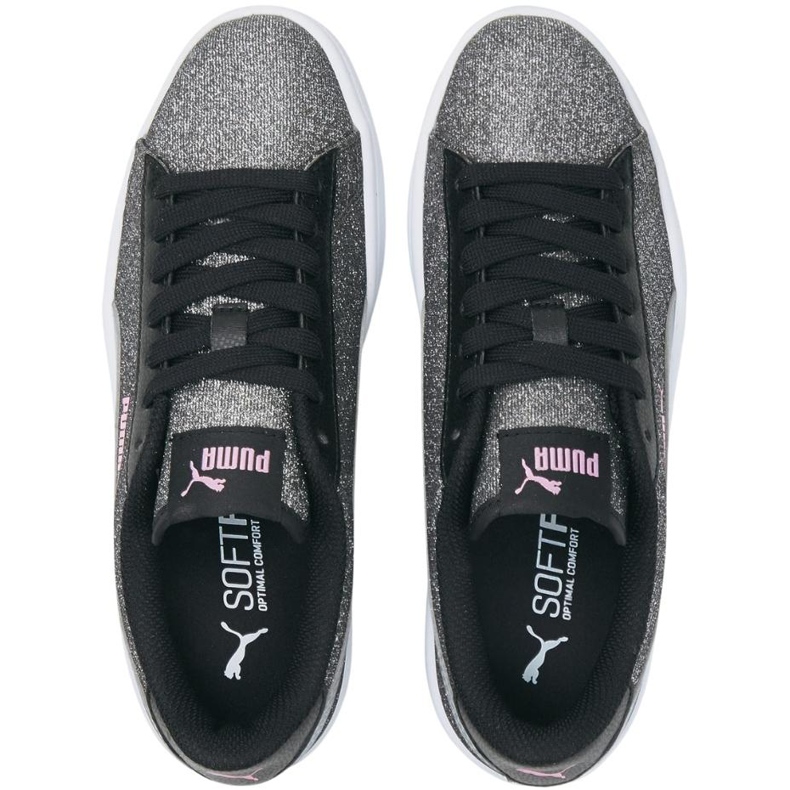 Dětské boty Puma Smash v2 Glitz Glam silver 367377 26 stříbrný 2