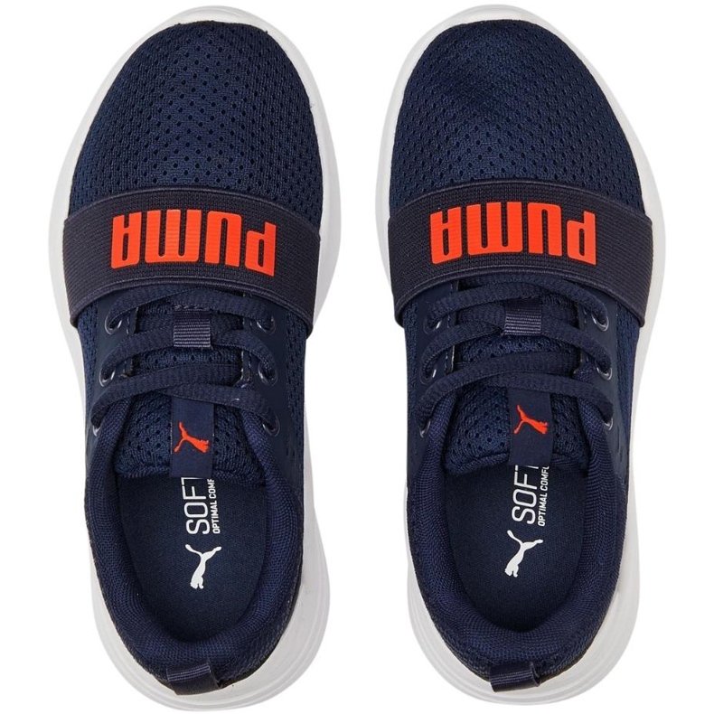 Dětské boty Puma Wired Run Ps, tmavě modrá 374216 21 modrý 2