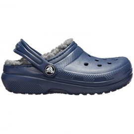 Dětské dřeváky Crocs Lined Clog, tmavě modrá 207009 459 1