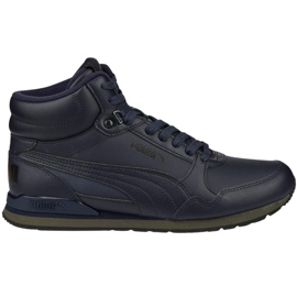 Pánské boty Puma St Runner v3 Mid, tmavě modrá 387638 04 modrý 1