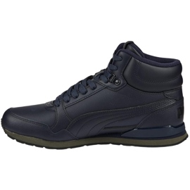 Pánské boty Puma St Runner v3 Mid, tmavě modrá 387638 04 modrý 3