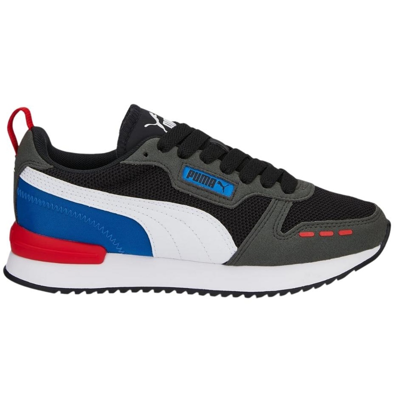 Dětské boty Puma R78 Jr černo-šedo-modré 373616 29 bílý 1