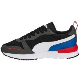 Dětské boty Puma R78 Jr černo-šedo-modré 373616 29 bílý 3