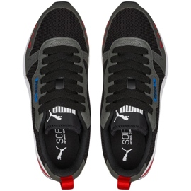 Dětské boty Puma R78 Jr černo-šedo-modré 373616 29 bílý 2