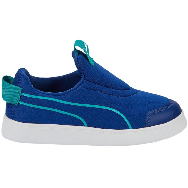 Dětské boty Puma Courtflex v2 Slip On Ps modré 374858 11 modrý 1